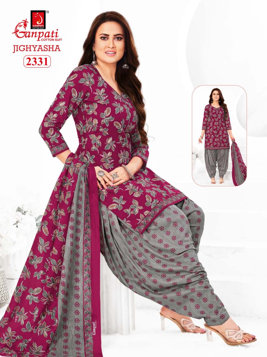 Jighyasha 23 By Ganpati Cotton Printed Dress Material Suppliers In India